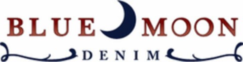 BLUE MOON DENIM Logo (USPTO, 25.07.2013)