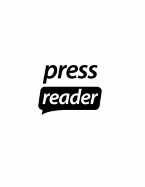 PRESS READER Logo (USPTO, 05.09.2013)