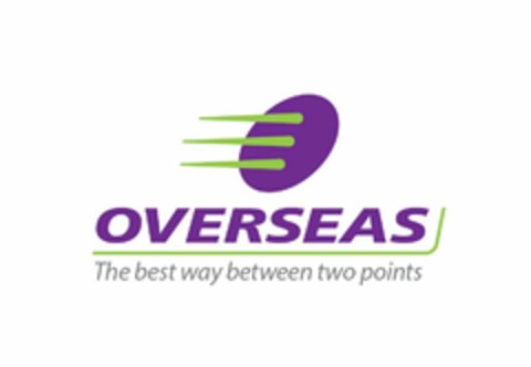 OVERSEAS THE BEST WAY BETWEEN TWO POINTS Logo (USPTO, 24.10.2013)