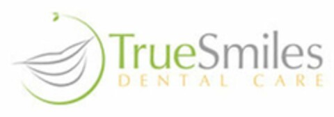 TRUESMILES DENTAL CARE Logo (USPTO, 04/26/2014)