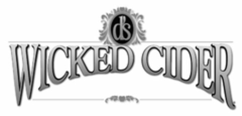 D'S WICKED CIDER Logo (USPTO, 01.08.2014)