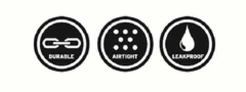DURABLE AIRTIGHT LEAKPROOF Logo (USPTO, 08.12.2014)