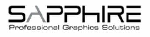 SAPPHIRE PROFESSIONAL GRAPHICS SOLUTIONS Logo (USPTO, 09/02/2015)