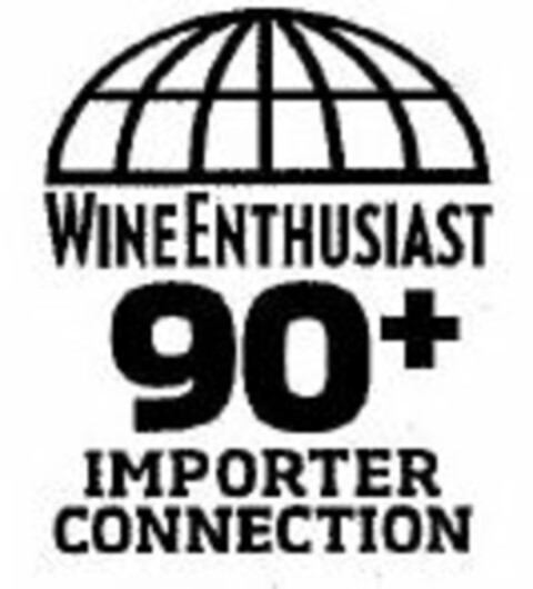 WINE ENTHUSIAST 90+ IMPORTER CONNECTION Logo (USPTO, 10/22/2015)