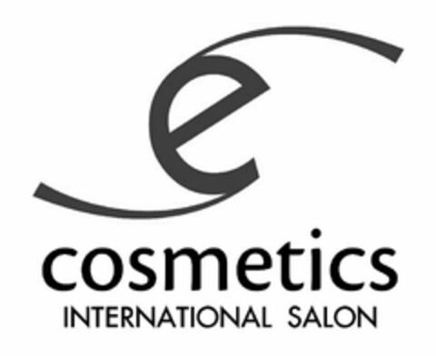 E COSMETICS INTERNATIONAL SALON Logo (USPTO, 10/18/2016)