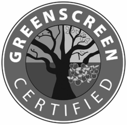 GREENSCREEN CERTIFIED Logo (USPTO, 04/07/2017)