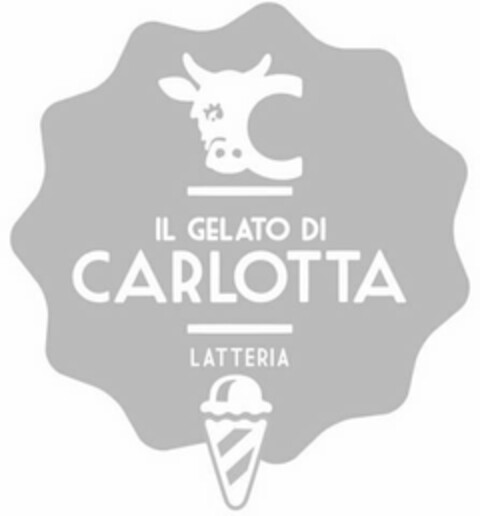 IL GELATO DI CARLOTTA LATTERIA C Logo (USPTO, 21.07.2017)