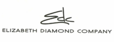 EDC ELIZABETH DIAMOND COMPANY Logo (USPTO, 08/22/2017)