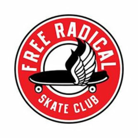 FREE RADICAL SKATE CLUB Logo (USPTO, 09/04/2017)