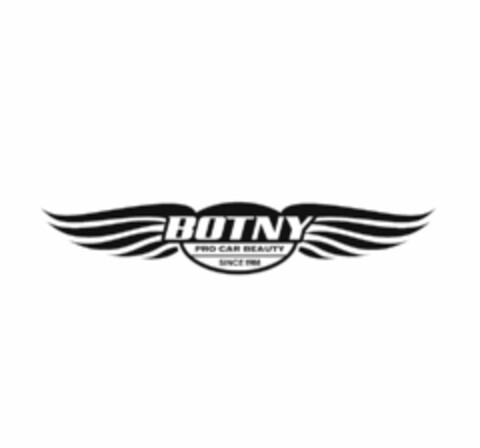 BOTNY PRO CAR BEAUTY SINCE 1988 Logo (USPTO, 05.10.2017)