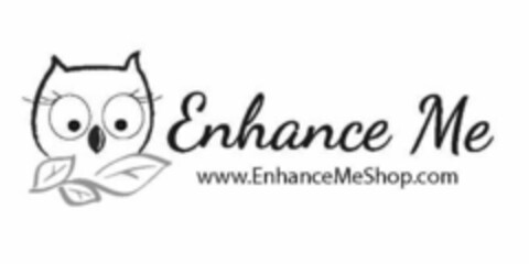 ENHANCE ME WWW.ENHANCEMESHOP.COM Logo (USPTO, 29.03.2018)