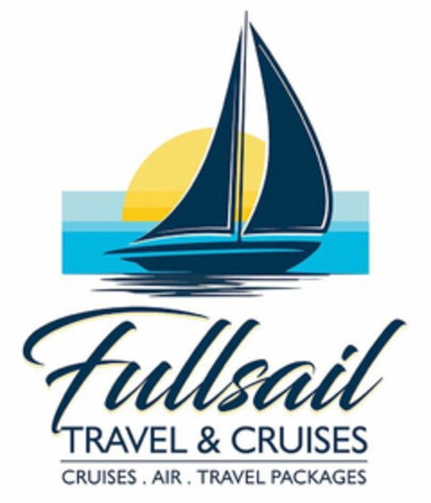 FULLSAIL TRAVEL & CRUISES CRUISES . AIR. TRAVEL PACKAGES Logo (USPTO, 19.11.2018)