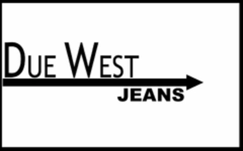 DUE WEST JEANS Logo (USPTO, 07.02.2019)