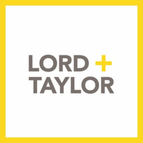 LORD + TAYLOR Logo (USPTO, 02/22/2019)