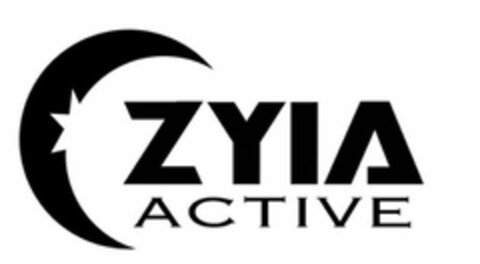 ZYIA ACTIVE Logo (USPTO, 08.05.2019)