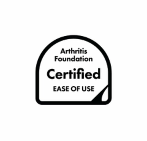 ARTHRITIS FOUNDATION CERTIFIED EASE OF USE Logo (USPTO, 09.09.2020)