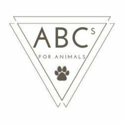 ABCS FOR ANIMALS Logo (USPTO, 15.09.2020)