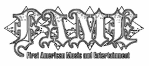 FAME FIRST AMERICAN MUSIC AND ENTERTAINMENT Logo (USPTO, 09.02.2010)