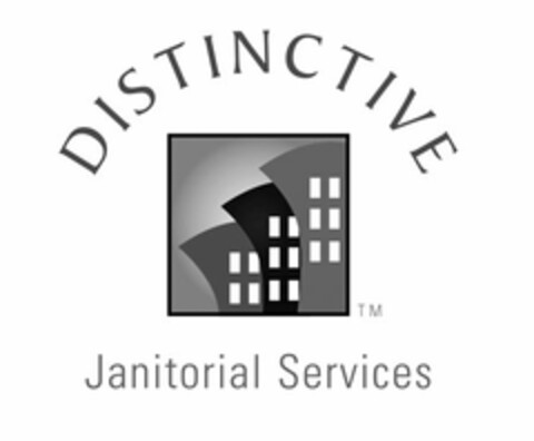 DISTINCTIVE JANITORIAL SERVICES Logo (USPTO, 25.05.2010)