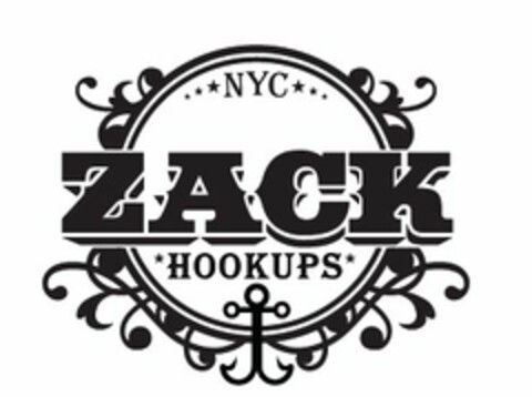 NYC ZACK HOOKUPS Logo (USPTO, 14.10.2010)