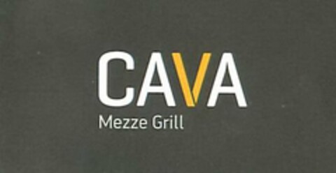 CAVA MEZZE GRILL Logo (USPTO, 04/04/2011)