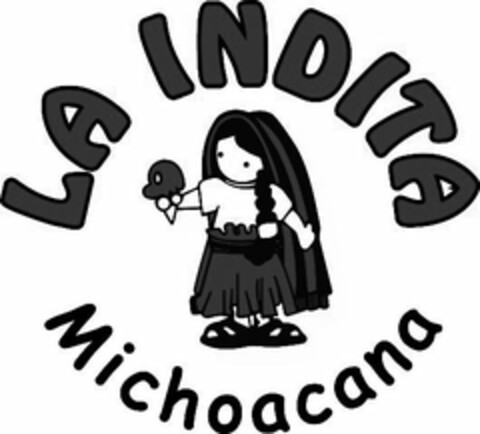 LA INDITA MICHOACANA Logo (USPTO, 08.06.2011)