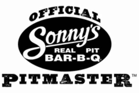 SONNY'S REAL PIT BAR-B-Q OFFICIAL PITMASTER Logo (USPTO, 22.06.2011)