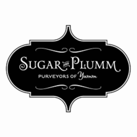 SUGAR AND PLUMM PURVEYORS OF YUMM Logo (USPTO, 07/08/2011)