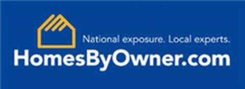 HOMESBYOWNER.COM NATIONAL EXPOSURE. LOCAL EXPERTS. Logo (USPTO, 31.08.2011)