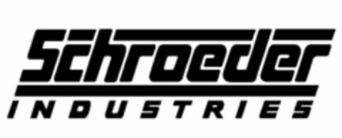 SCHROEDER INDUSTRIES Logo (USPTO, 09/07/2011)