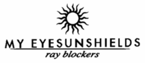 MY EYESUNSHIELDS RAY BLOCKERS Logo (USPTO, 12/14/2011)