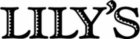 LILY'S Logo (USPTO, 14.02.2012)