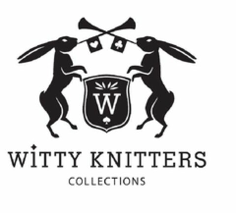 WITTY KNITTERS COLLECTIONS Logo (USPTO, 09.03.2012)