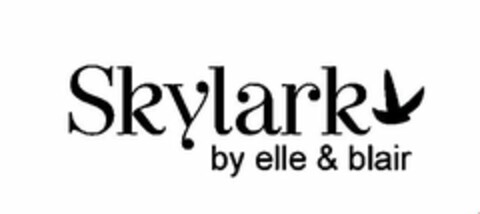 SKYLARK BY ELLE&BLAIR Logo (USPTO, 10.05.2012)