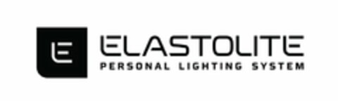 E ELASTOLITE PERSONAL LIGHTING SYSTEM Logo (USPTO, 24.10.2012)