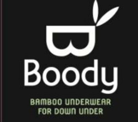 B BOODY BAMBOO UNDERWEAR FOR DOWN UNDER Logo (USPTO, 12/26/2012)