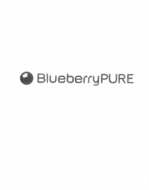 "BLUEBERRYPURE" Logo (USPTO, 04.03.2013)