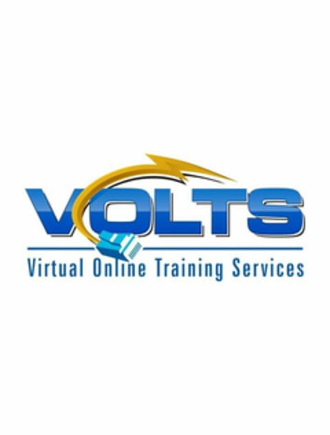 VOLTS VIRTUAL ONLINE TRAINING SERVICES Logo (USPTO, 27.02.2014)