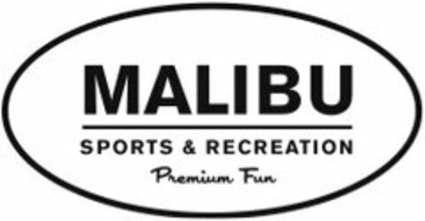 MALIBU SPORTS & RECREATION PREMIUM FUN Logo (USPTO, 03.04.2014)