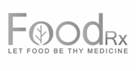 FOOD RX LET FOOD BE THY MEDICINE Logo (USPTO, 04/24/2014)