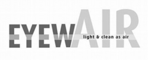 EYEWAIR LIGHT & CLEAN AS AIR Logo (USPTO, 08.12.2014)