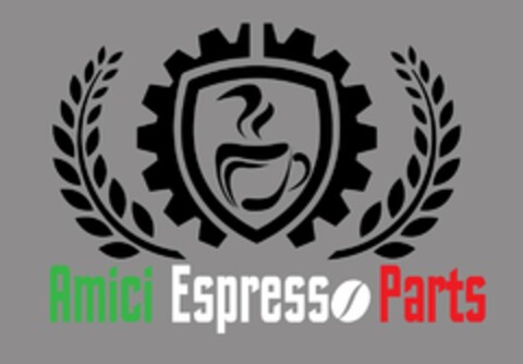 AMICI ESPRESSO PARTS Logo (USPTO, 11.01.2015)