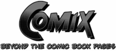 COMIX BEYOND THE COMIC BOOK PAGES Logo (USPTO, 24.06.2015)