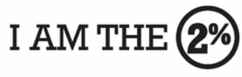 I AM THE 2% Logo (USPTO, 28.07.2015)