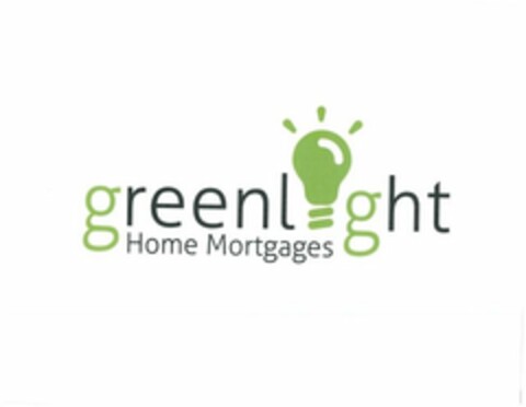 GREENLIGHT HOME MORTGAGES Logo (USPTO, 09/04/2015)