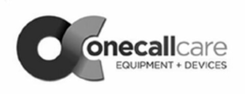 OC ONECALLCARE EQUIPMENT + DEVICES Logo (USPTO, 09/25/2015)