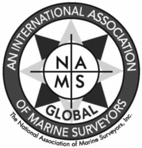 AN INTERNATIONAL ASSOCIATION OF MARINE SURVEYORS"; "GLOBAL"; "THE NATIONAL ASSOCIATION OF MARINE SURVEYORS, INC." AND "N", "A", "M", "S" Logo (USPTO, 12.11.2015)