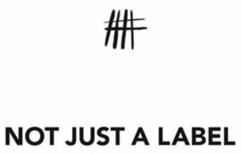 NOT JUST A LABEL Logo (USPTO, 01/11/2016)