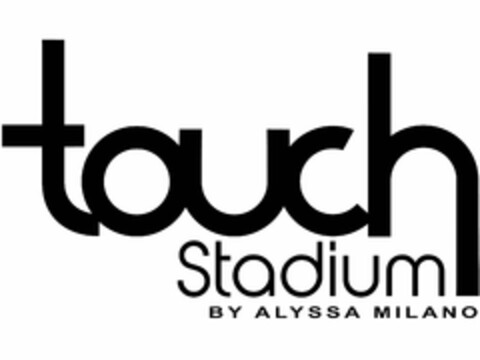 TOUCH STADIUM BY ALYSSA MILANO Logo (USPTO, 08/30/2016)