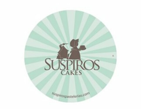 SUSPIROS CAKES Logo (USPTO, 01/13/2017)